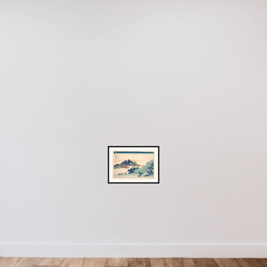 Fuji from Inume (?) Pass framed — shown to scale