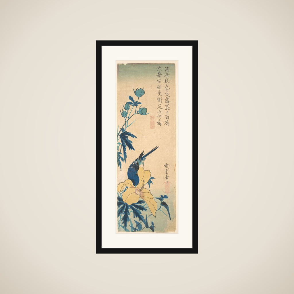 Blue Bird framed