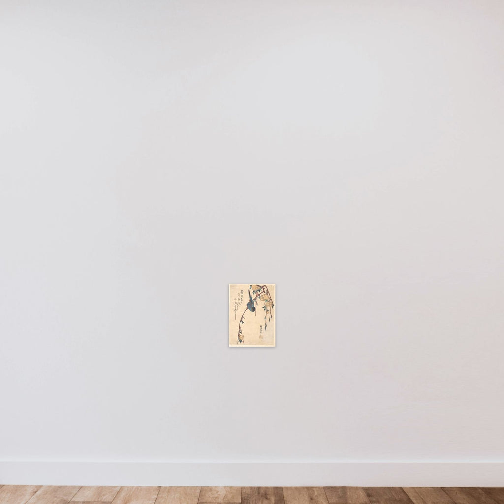Weeping Cherry unframed — shown to scale