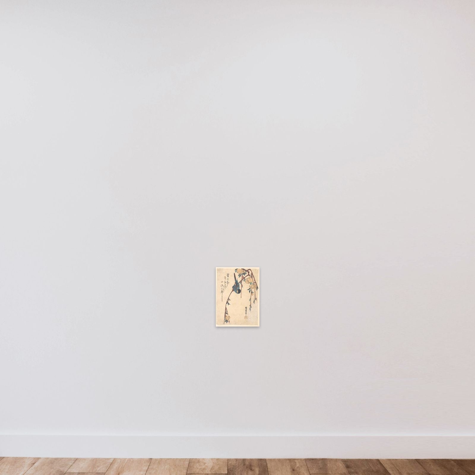 Weeping Cherry unframed — shown to scale