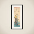 Bird and Iris framed