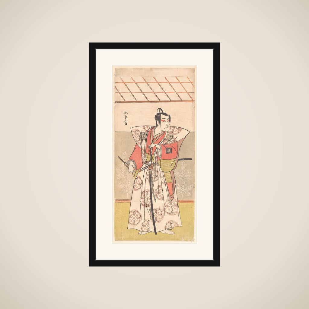 Ichikawa Danjuro V as a Samurai of High Rank framed
