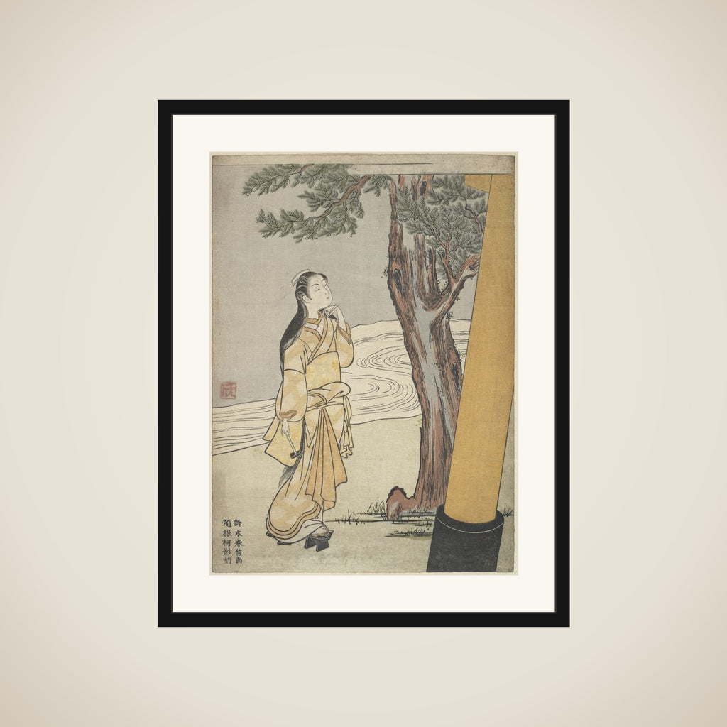Visit to a Shrine at the Hour of the Ox (Ushi no toki mairi) framed
