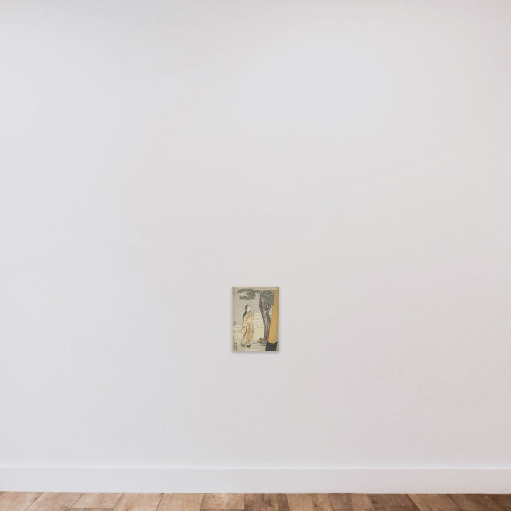Visit to a Shrine at the Hour of the Ox (Ushi no toki mairi) unframed — shown to scale