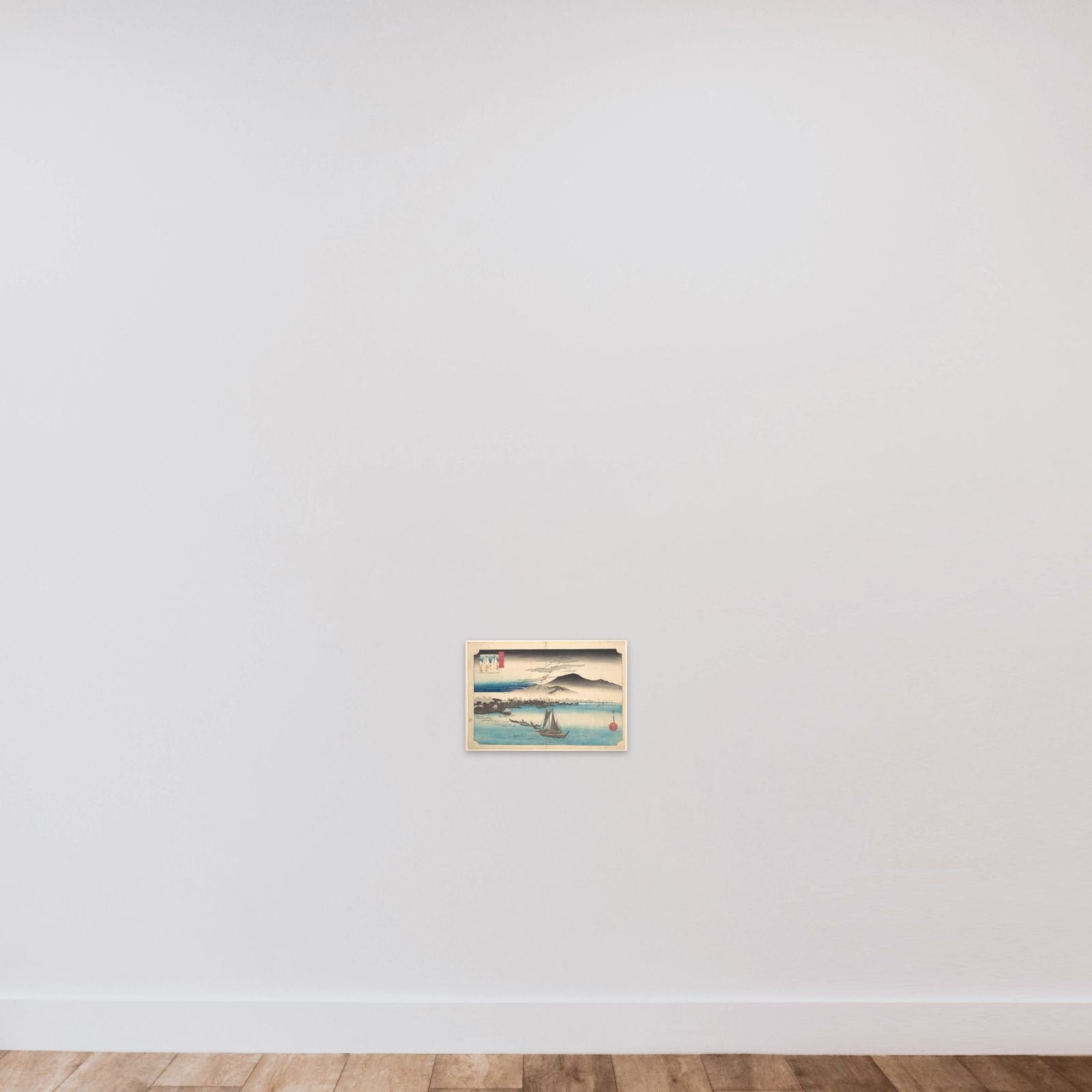 Returning Geese at Katada unframed — shown to scale