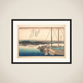 Clearing Weather at Shibaura framed