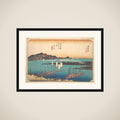 Panorama of Miwo Pine Wood from Ejiri framed