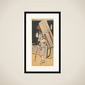 The actor Nakamura Nakazo as a rokuju-rokubu (pilgrim to Buddhist temple) framed