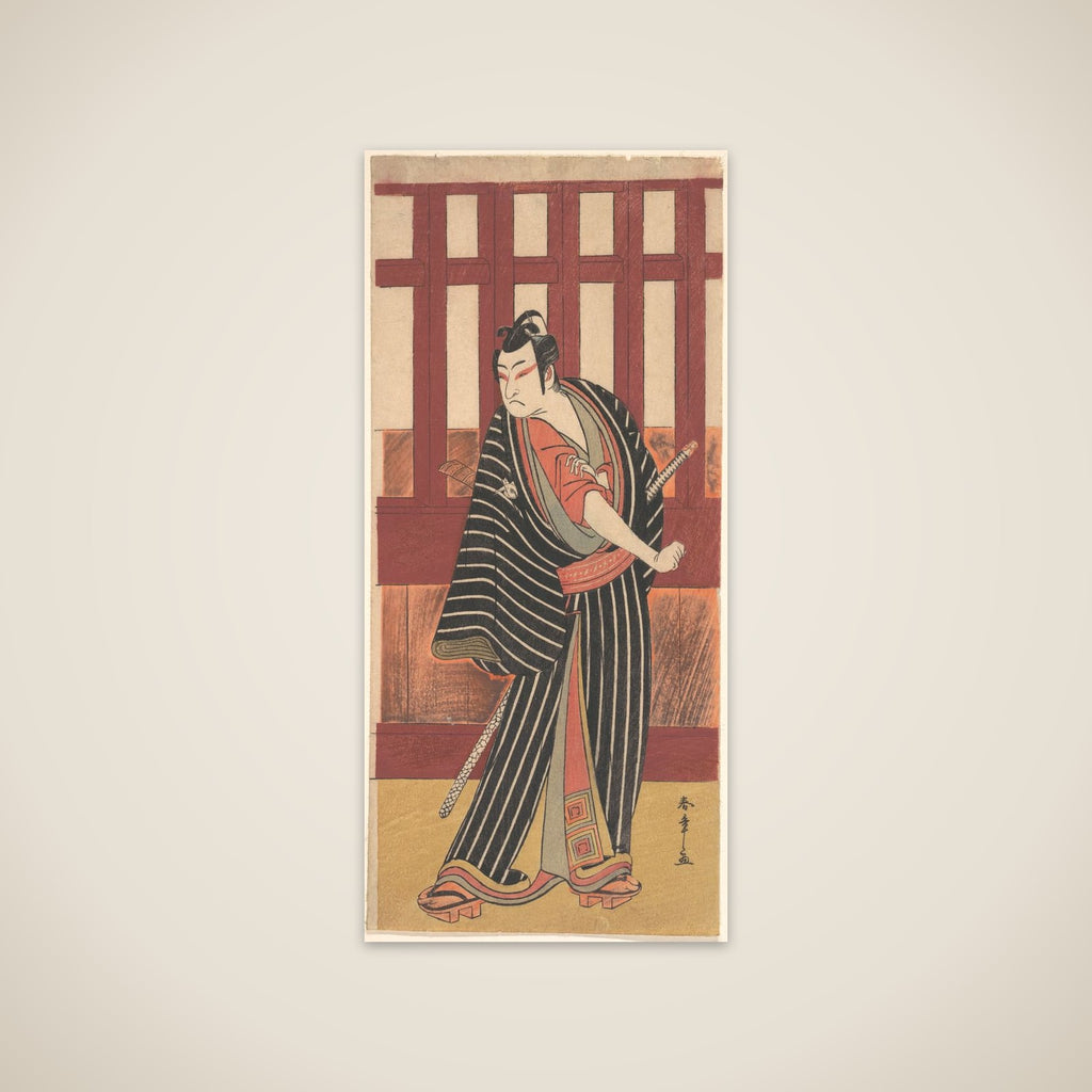 The Second Ishikawa Monosuke in the Role of Karigane Bunshichi unframed print