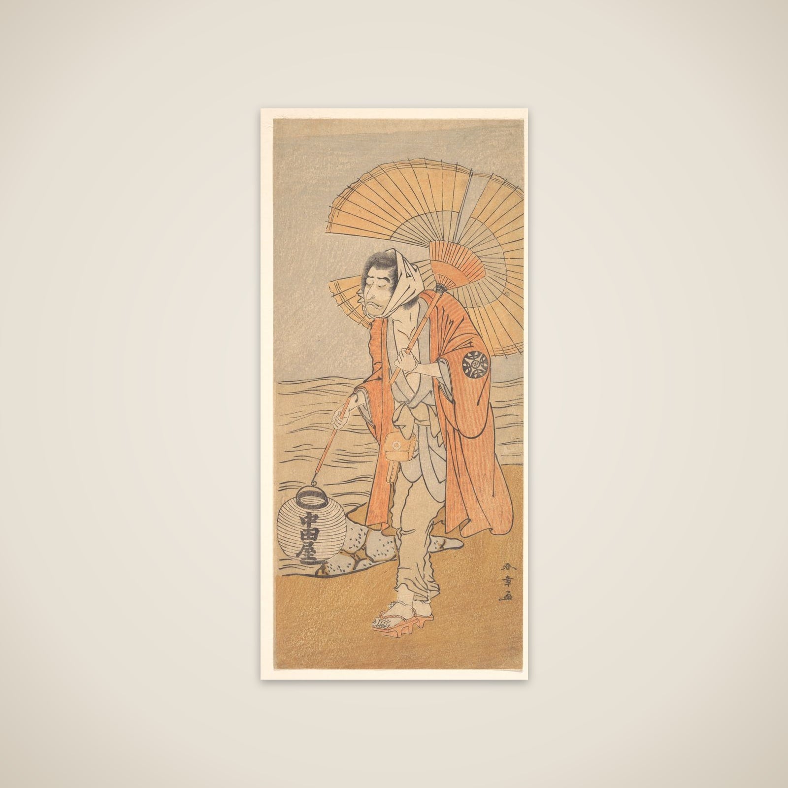 The Actor Nakamura Nakazo I unframed print