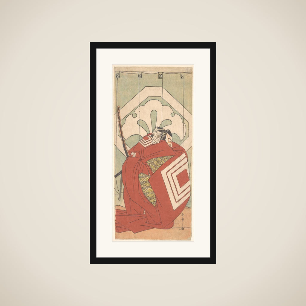 Ichikawa Danjuro V in a Shibaraku Role framed