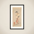The Actor Ichikawa Danjuro V in the Role of a Woman framed