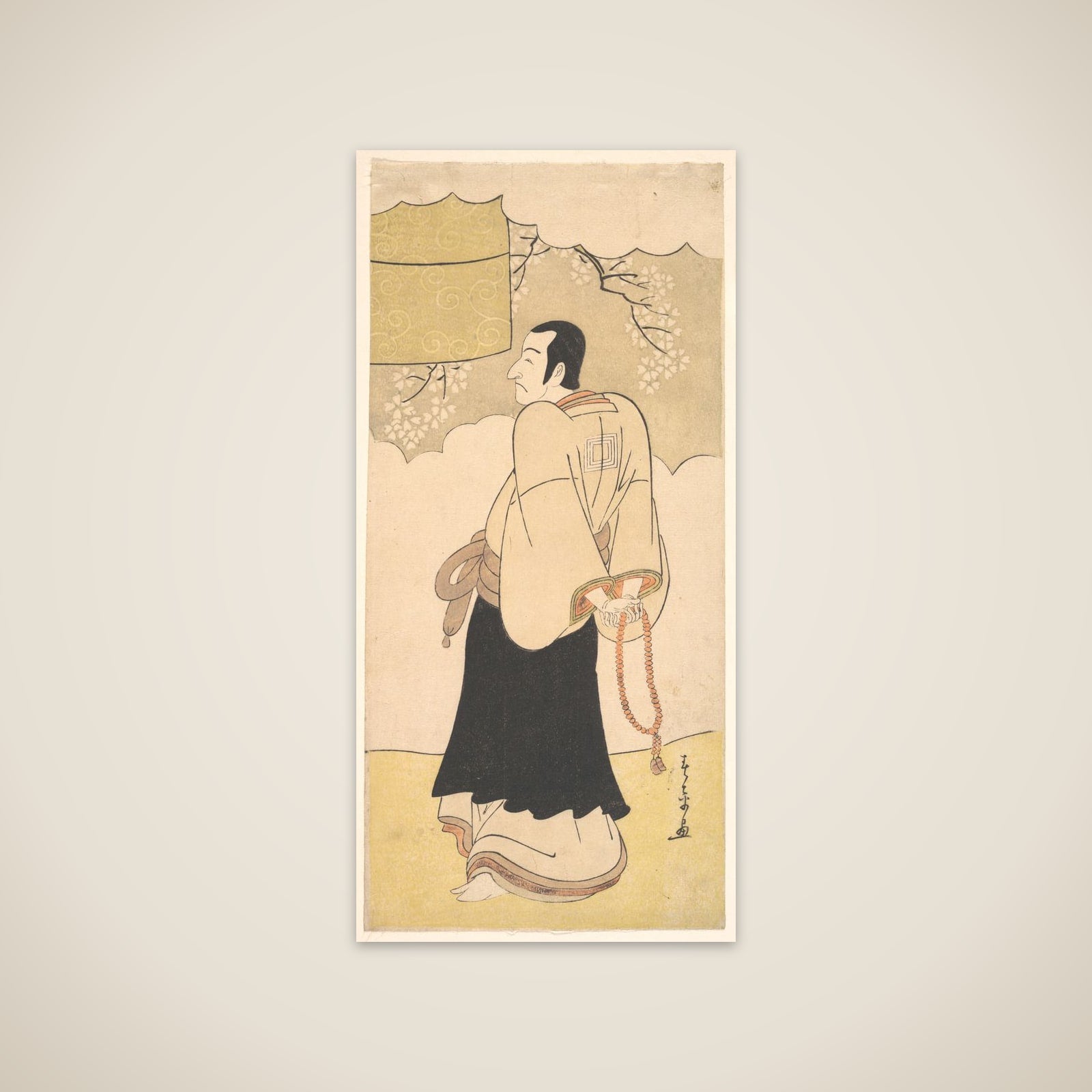 The Actor Ichikawa Danjuro V unframed print