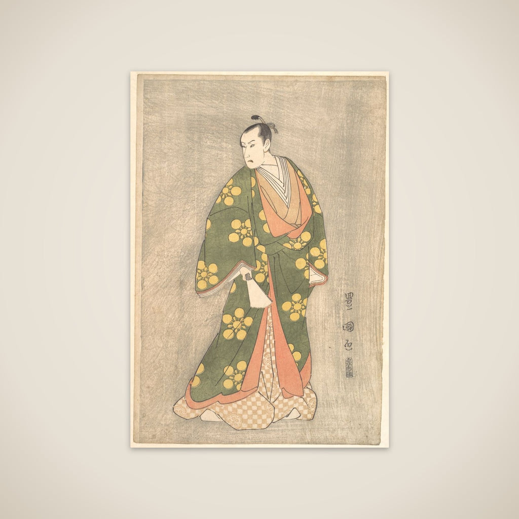 Bandō Hikosaburō III in the Role of Sugawara no Michizane unframed print