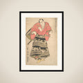 The Actor Sawamura Sōjūrō III in the Role of Shimada Jūzaburō, from the series "Image of Actors on Stage" framed