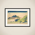 The Inume Pass in Kai Province (Kōshū Inume tōge), from the series Thirty-six Views of Mount Fuji (Fugaku sanjūrokkei) framed