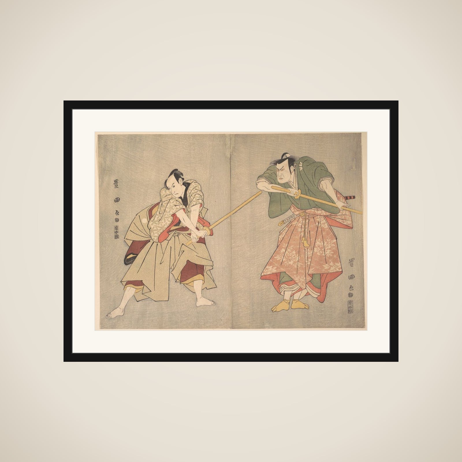 Scene from an Unidentified Drama framed
