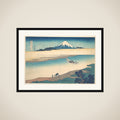 Tama River in Musashi Province (Bushū Tamagawa), from the series Thirty-six Views of Mount Fuji (Fugaku sanjūrokkei) framed