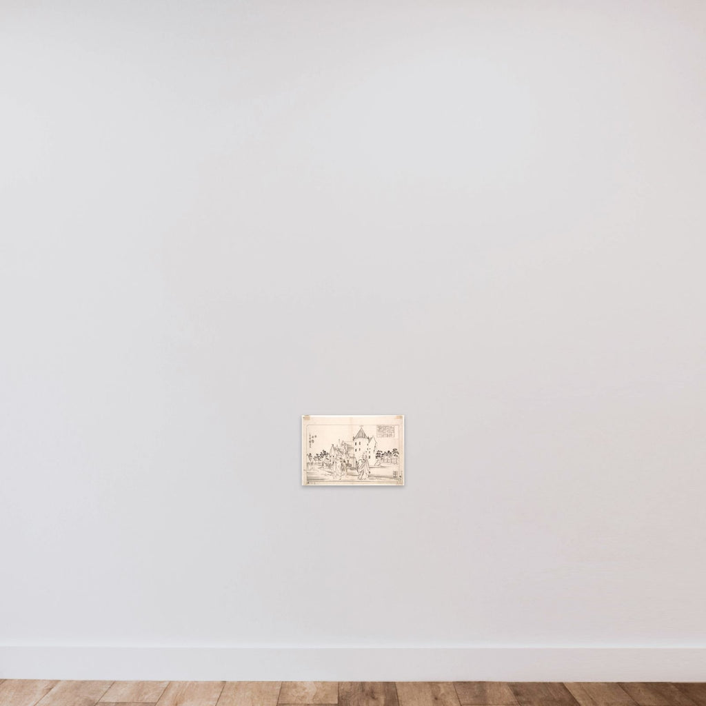Zhu Shouchang unframed — shown to scale