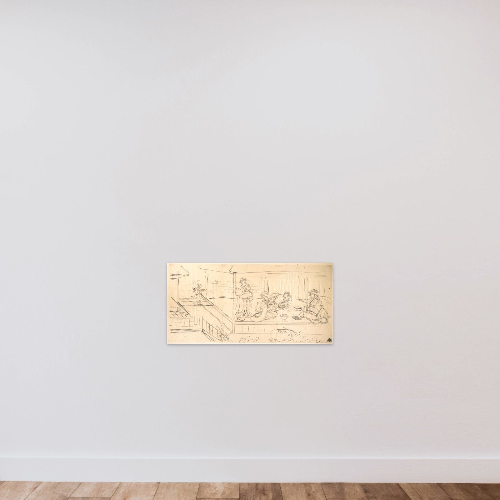 Print unframed — shown to scale