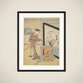 Courtesan and Shinzō framed