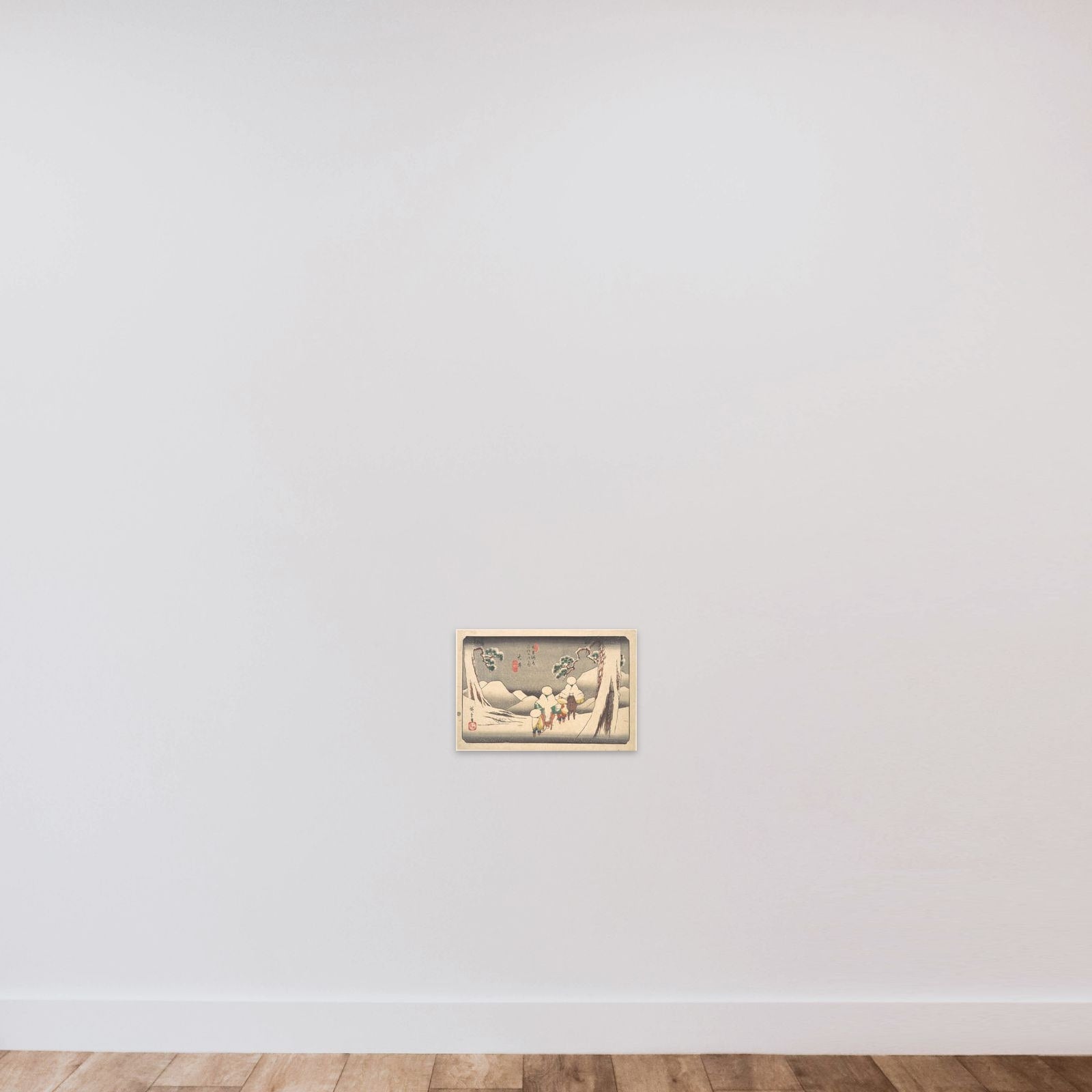 Ōi unframed — shown to scale