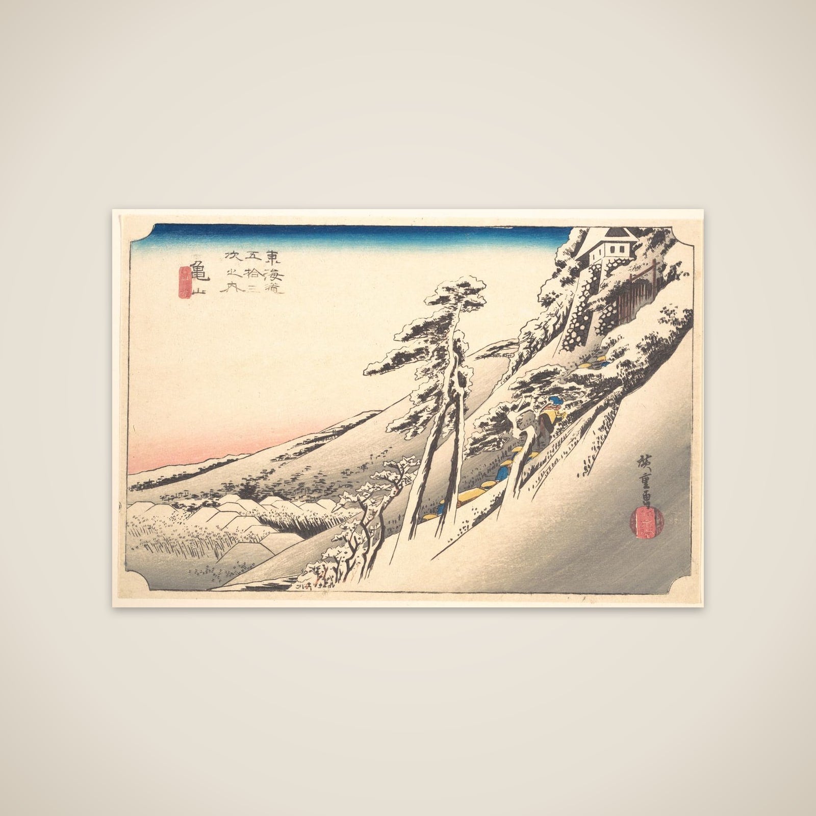 Clear Weather after Snow unframed print