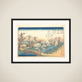 Evening Glow at Koganei Border framed