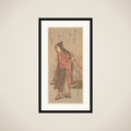 The Actor Ichikawa Monosuke (?) or Ichikawa Omezō in Female Role framed
