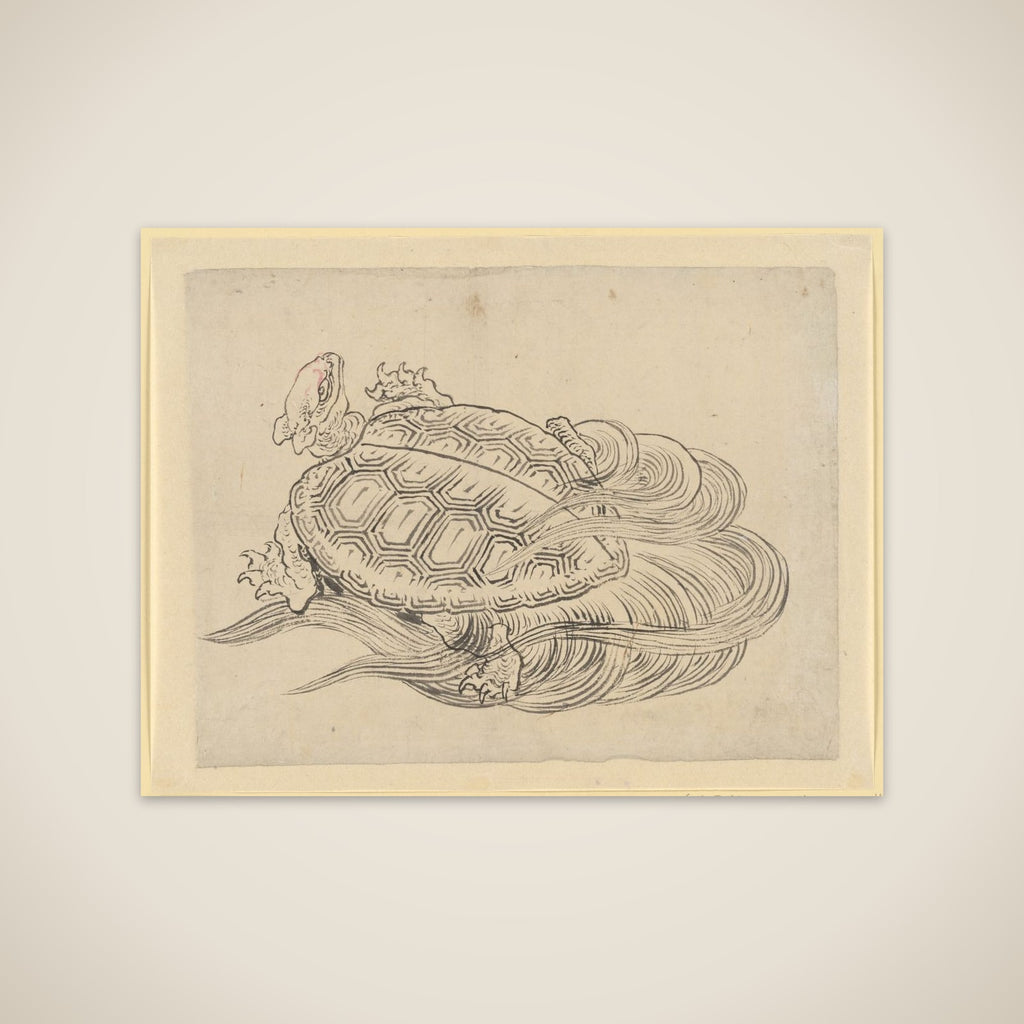 Sea Turtle (Emblem of Longevity) unframed print