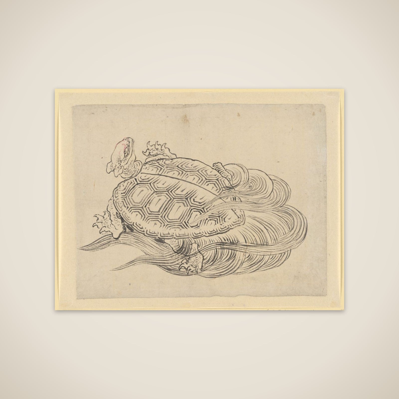 Sea Turtle (Emblem of Longevity) unframed print