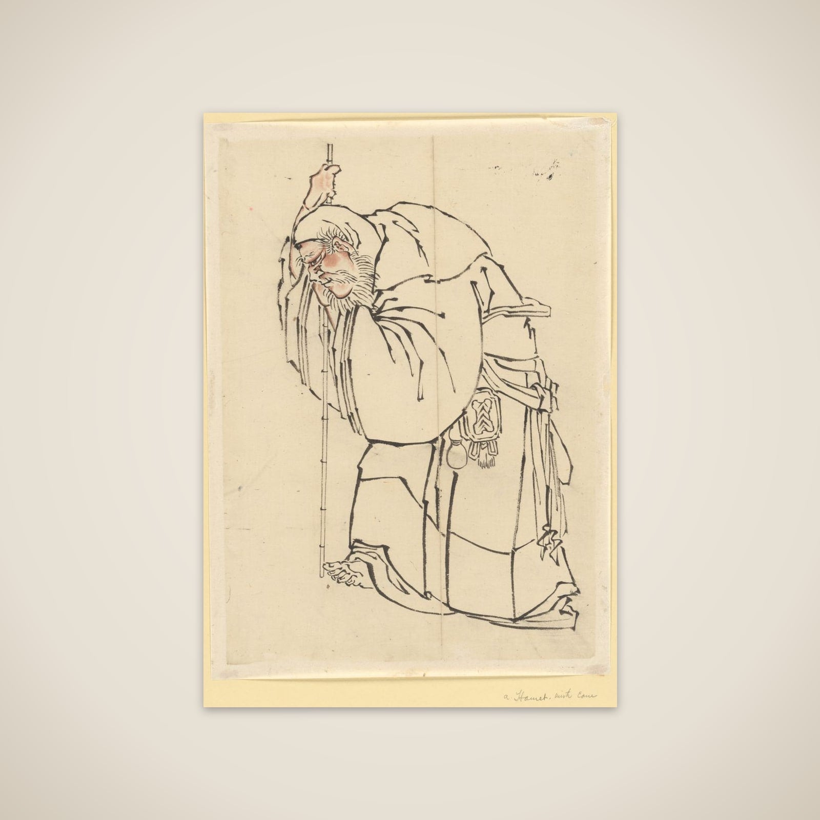 Hermit with a Staff unframed print