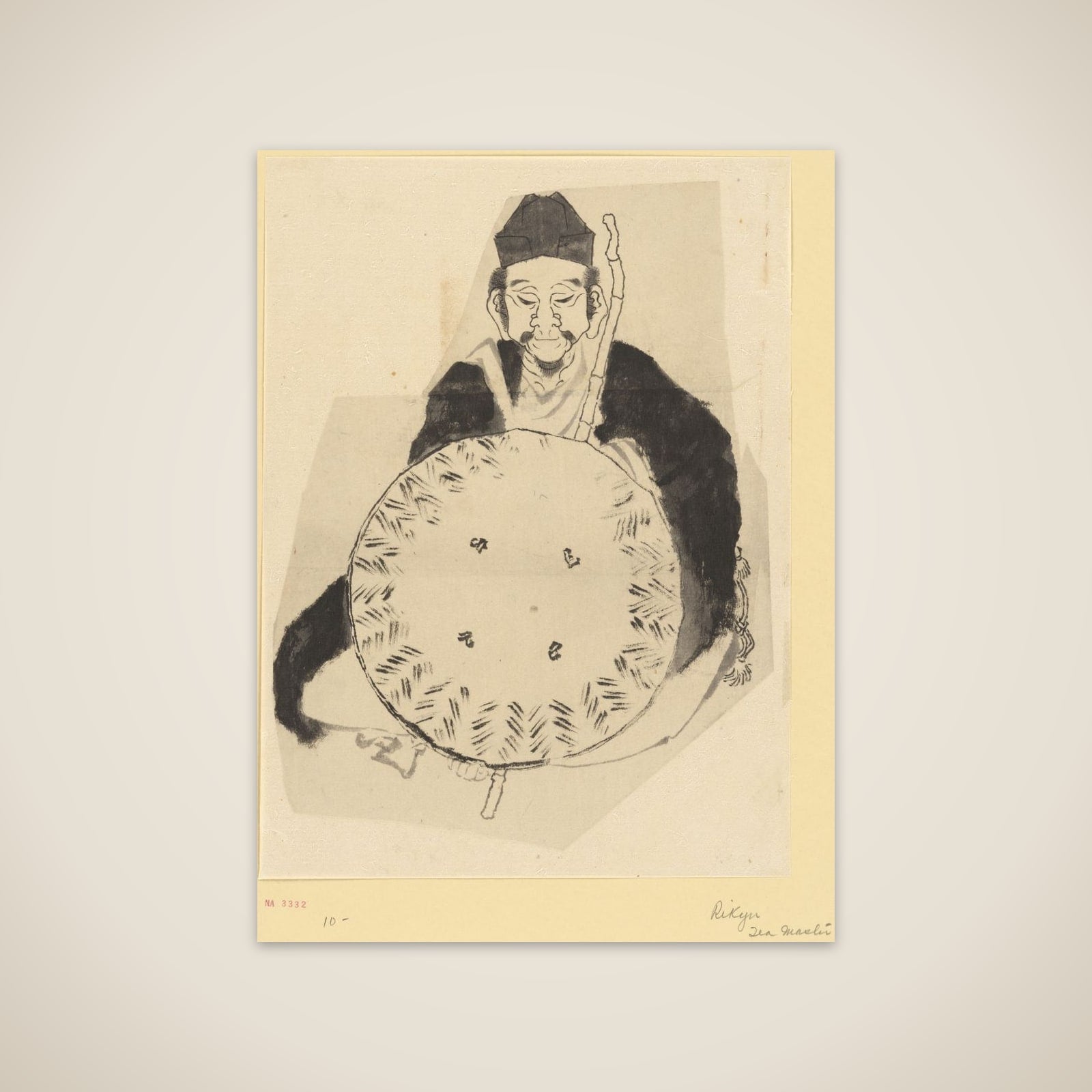Portrait of the Poet Matsuo Bashō (?) unframed print