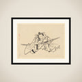 The Actor Danjuro as Shibaraku framed