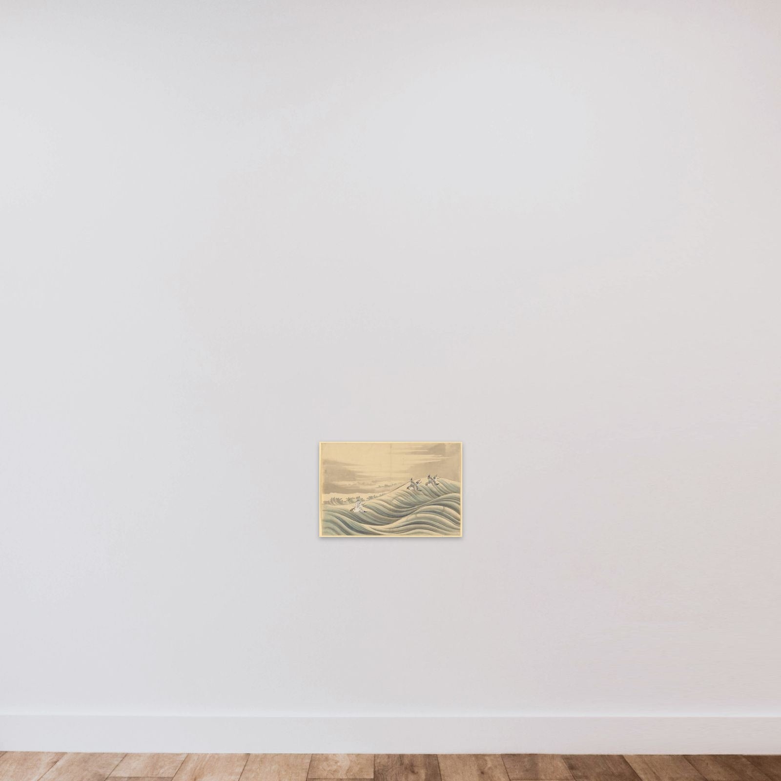 Chidori Birds unframed — shown to scale