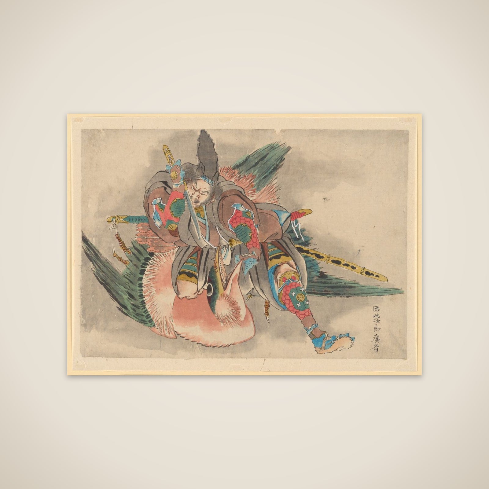 Okijiro Hironari unframed print