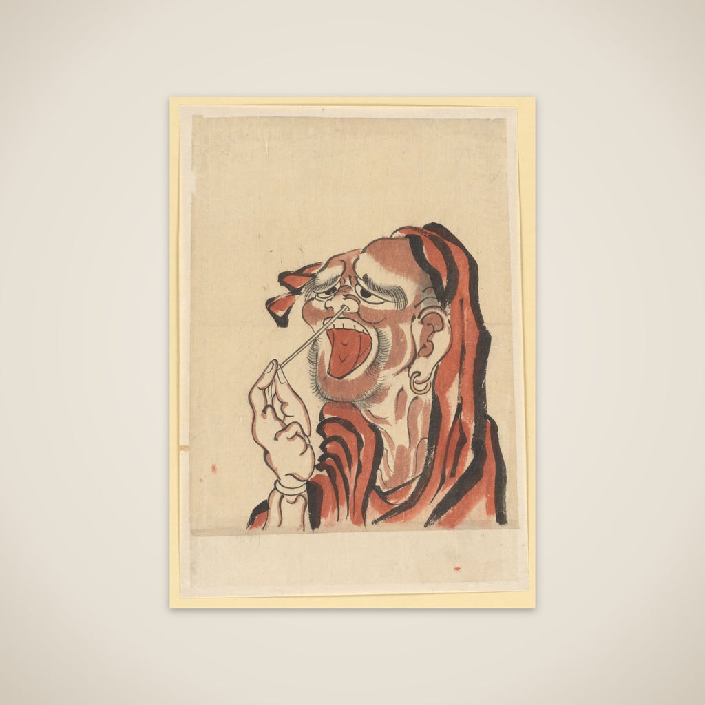 Daruma (Buddhist Saint) unframed print