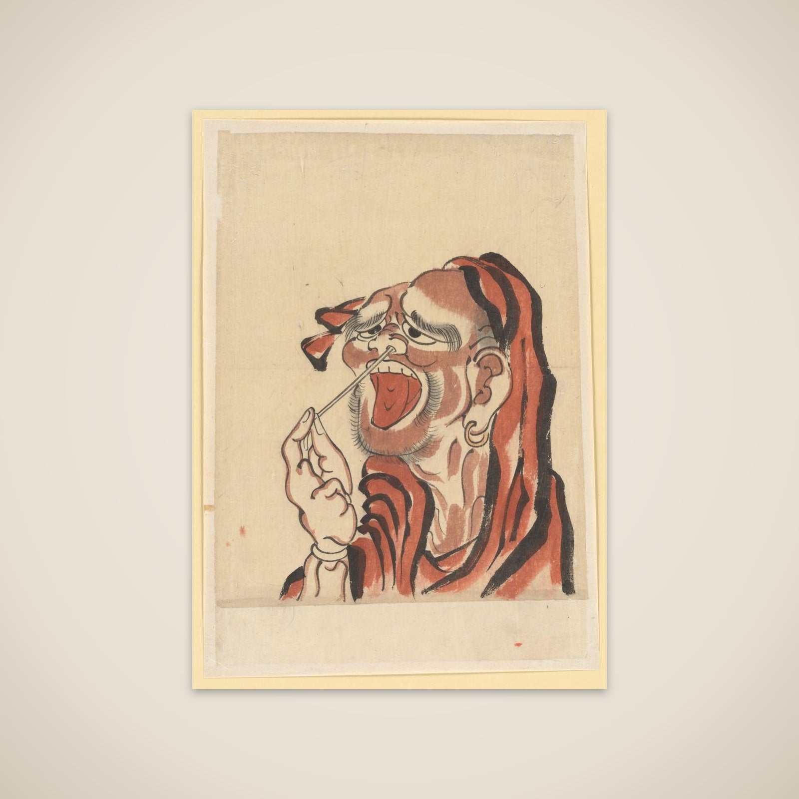 Daruma (Buddhist Saint) unframed print
