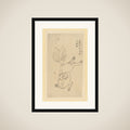 Nine-Tailed Golden Fox framed