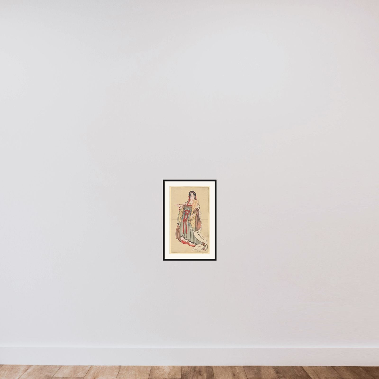Benten (Goddess of Love) framed — shown to scale