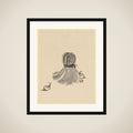 Snails and Tawashi Scrubber framed