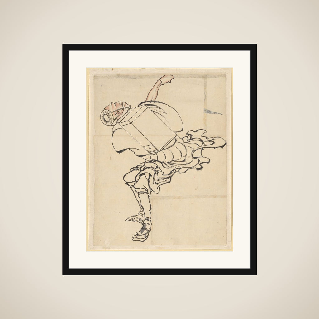 Fan Peddler framed