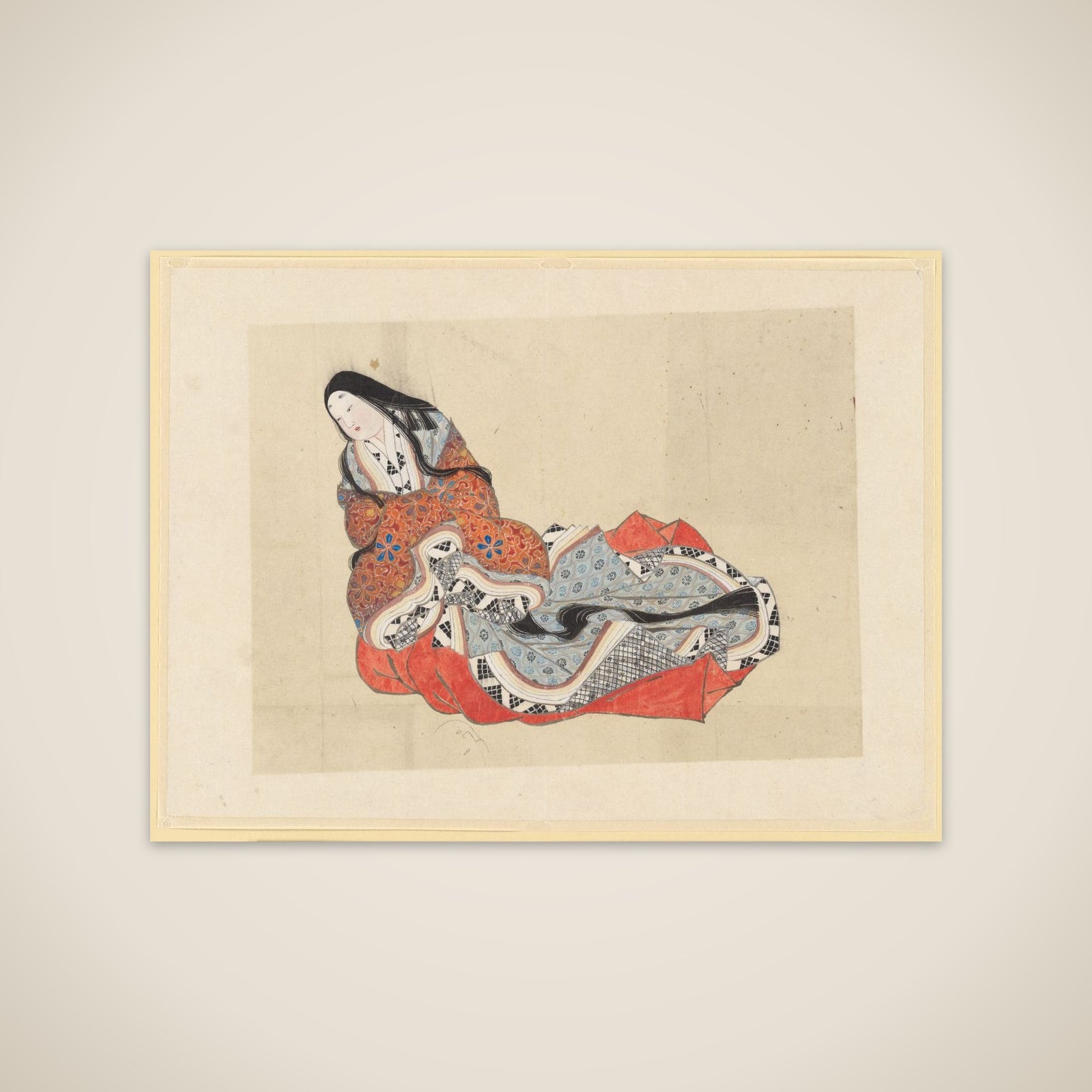 Court Lady unframed print