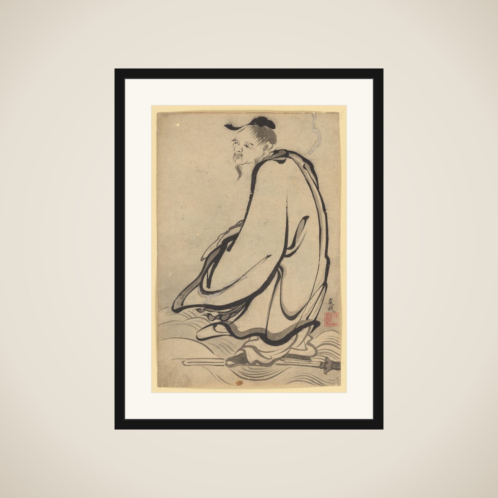 Sage framed