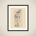 Fuji Musume, the Wisteria Maid framed