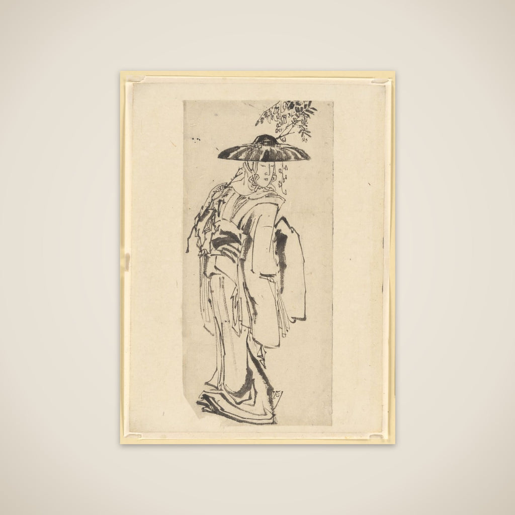 Fuji Musume, the Wisteria Maid unframed print