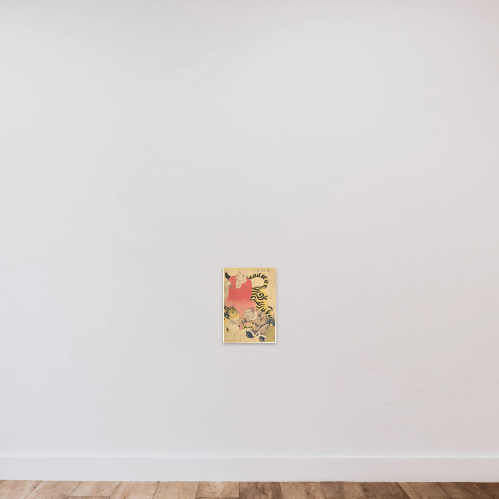 Print unframed — shown to scale