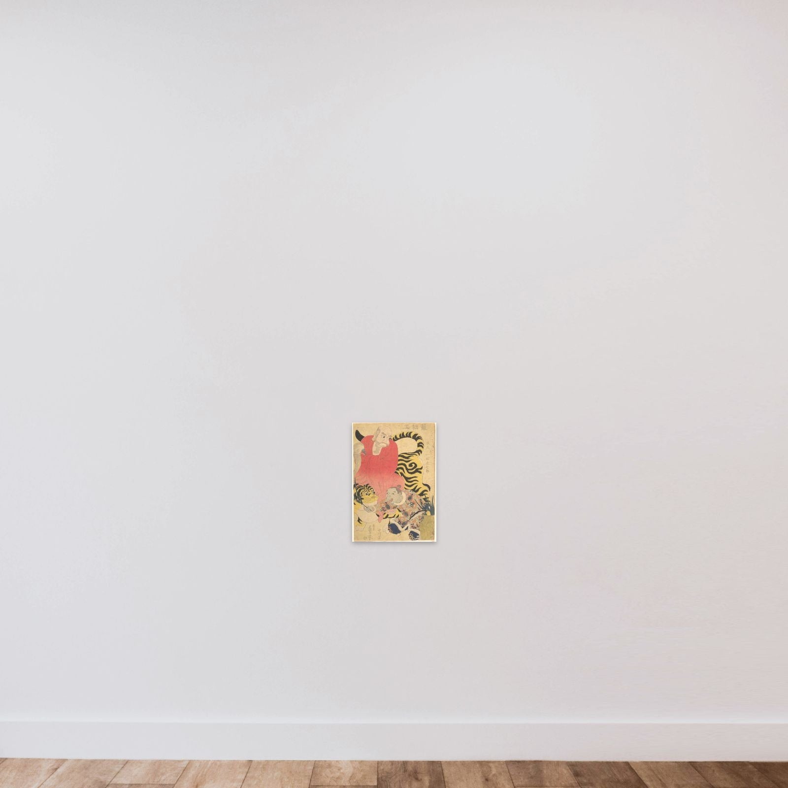 Print unframed — shown to scale