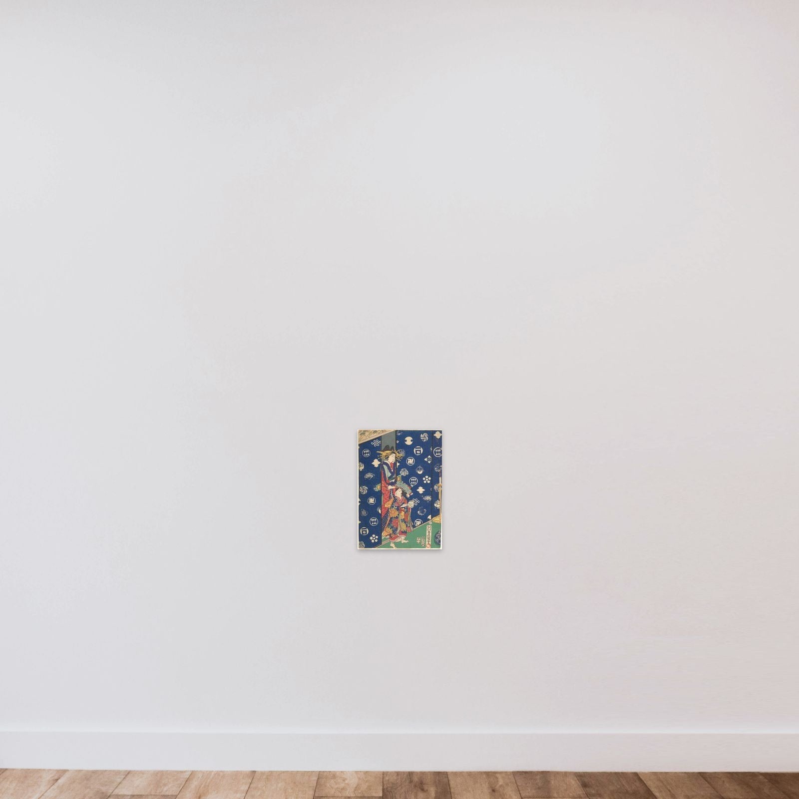 Print unframed — shown to scale