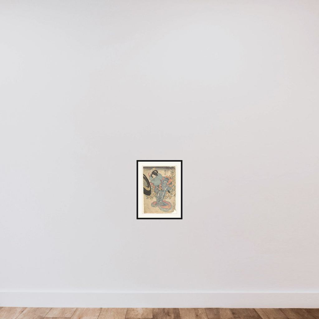 Print framed — shown to scale